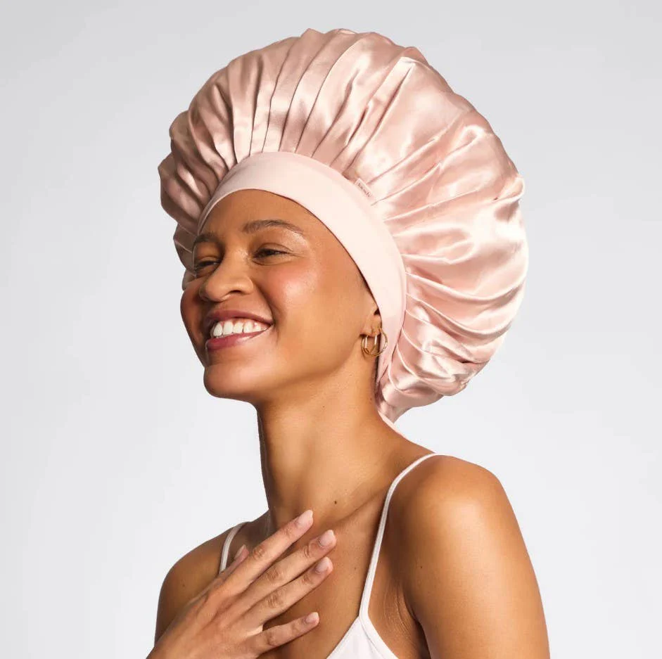 Adjustable Oversized Satin Bonnet - Image 3