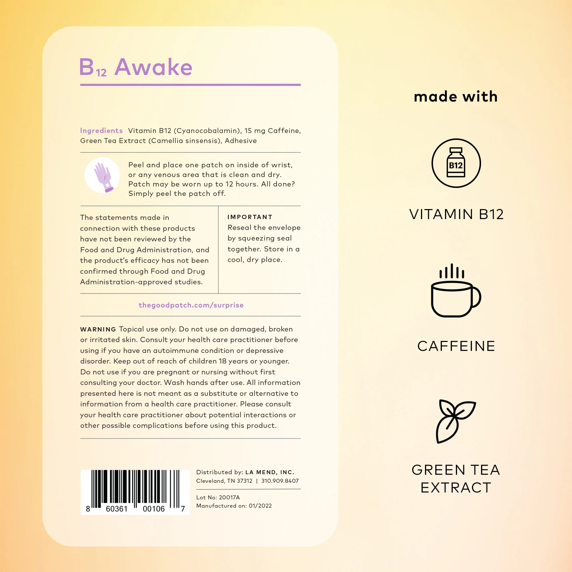 B12 Awake Patch - Image 4