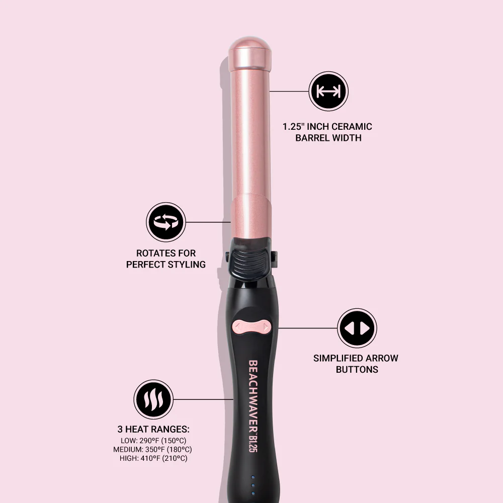 Beachwaver B1.25 Midnight Rose - Image 2