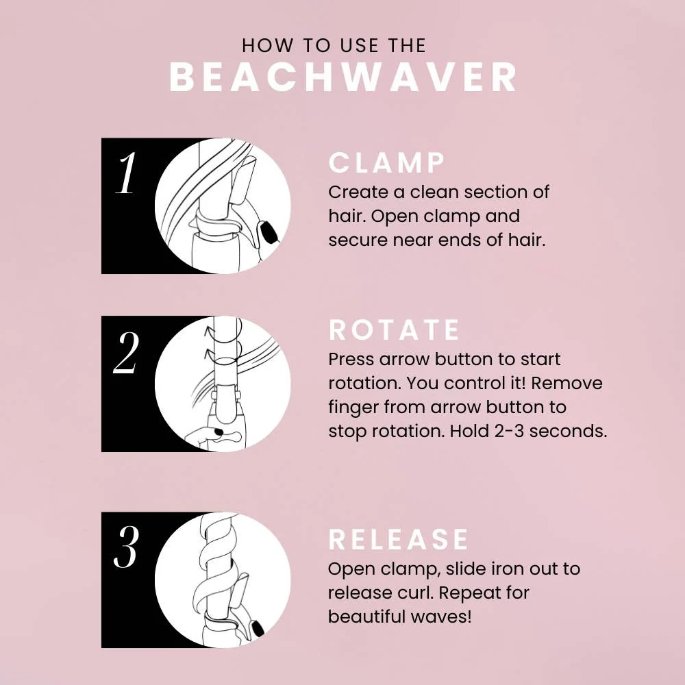 Beachwaver B1.25 Midnight Rose - Image 8