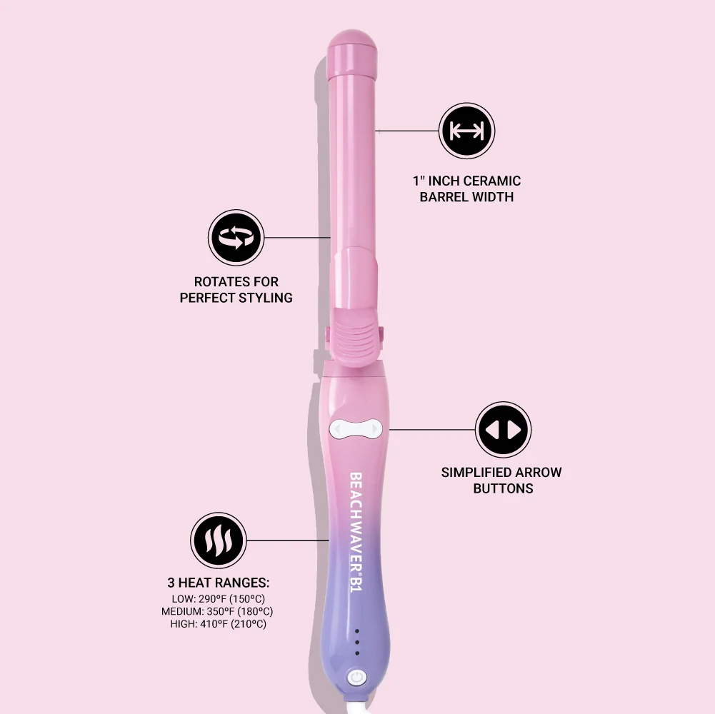 Beachwaver B1 Pink Sunset - Image 3