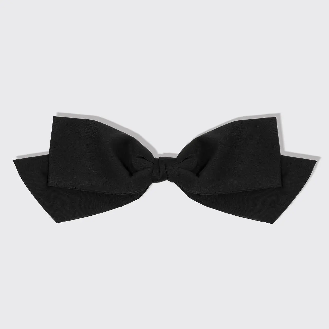 Black Bow Clip Made with Recycled Fabric - Image 6