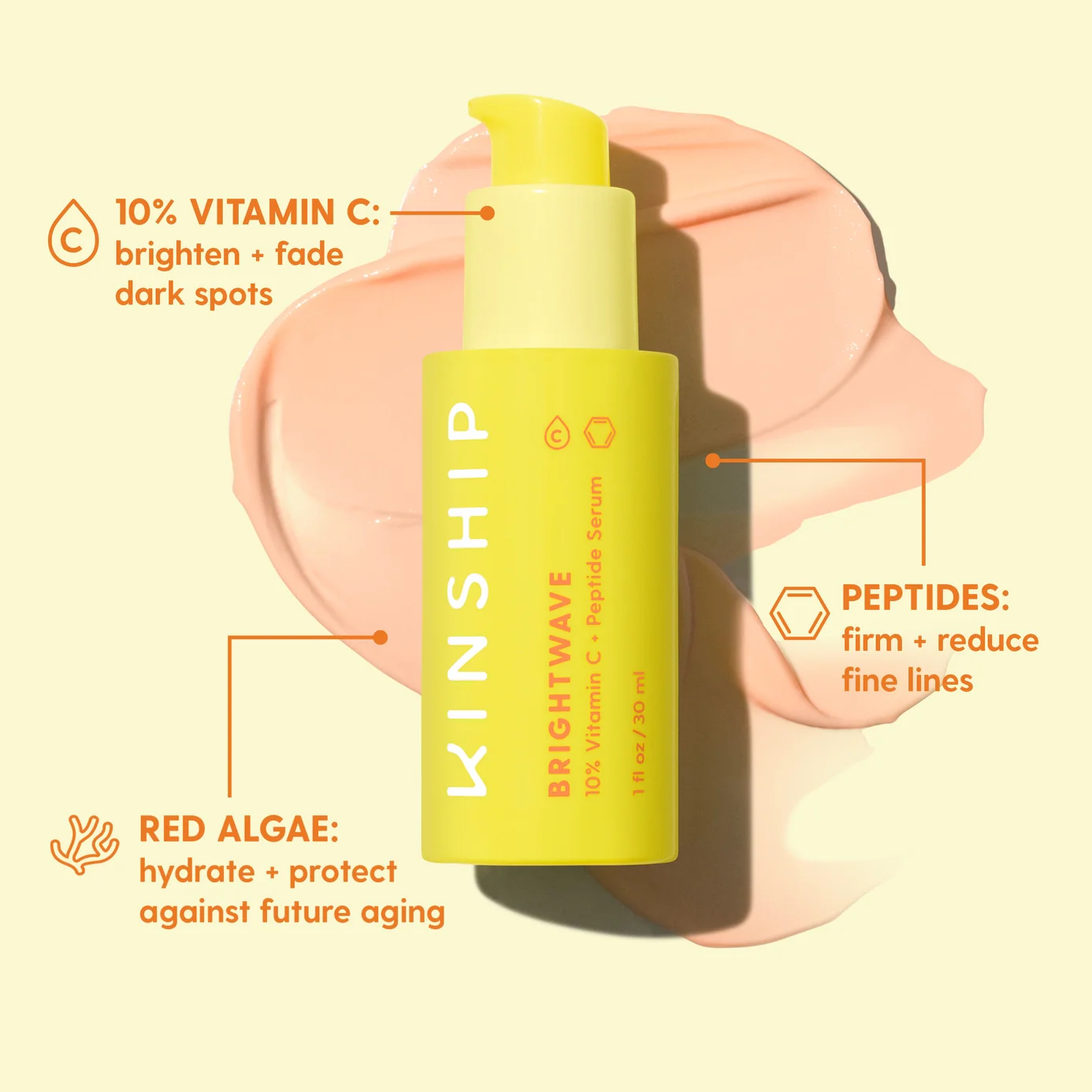 Brightwave 10% Vitamin C + Peptide Serum - Image 7