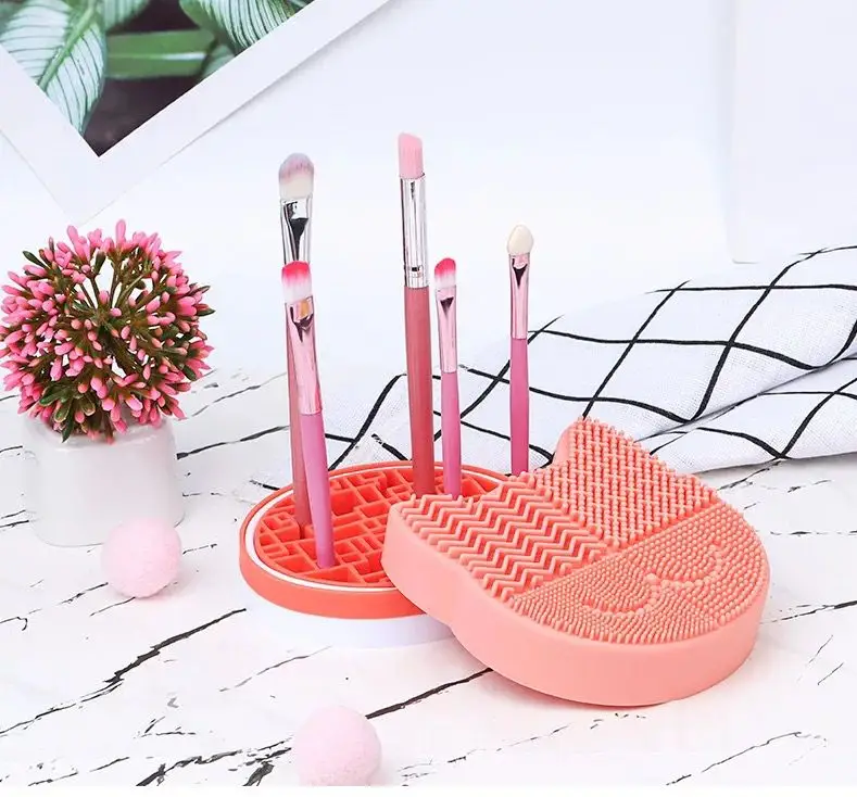 Brush Cleaning Mat and Stand - Coral Cat - Image 4
