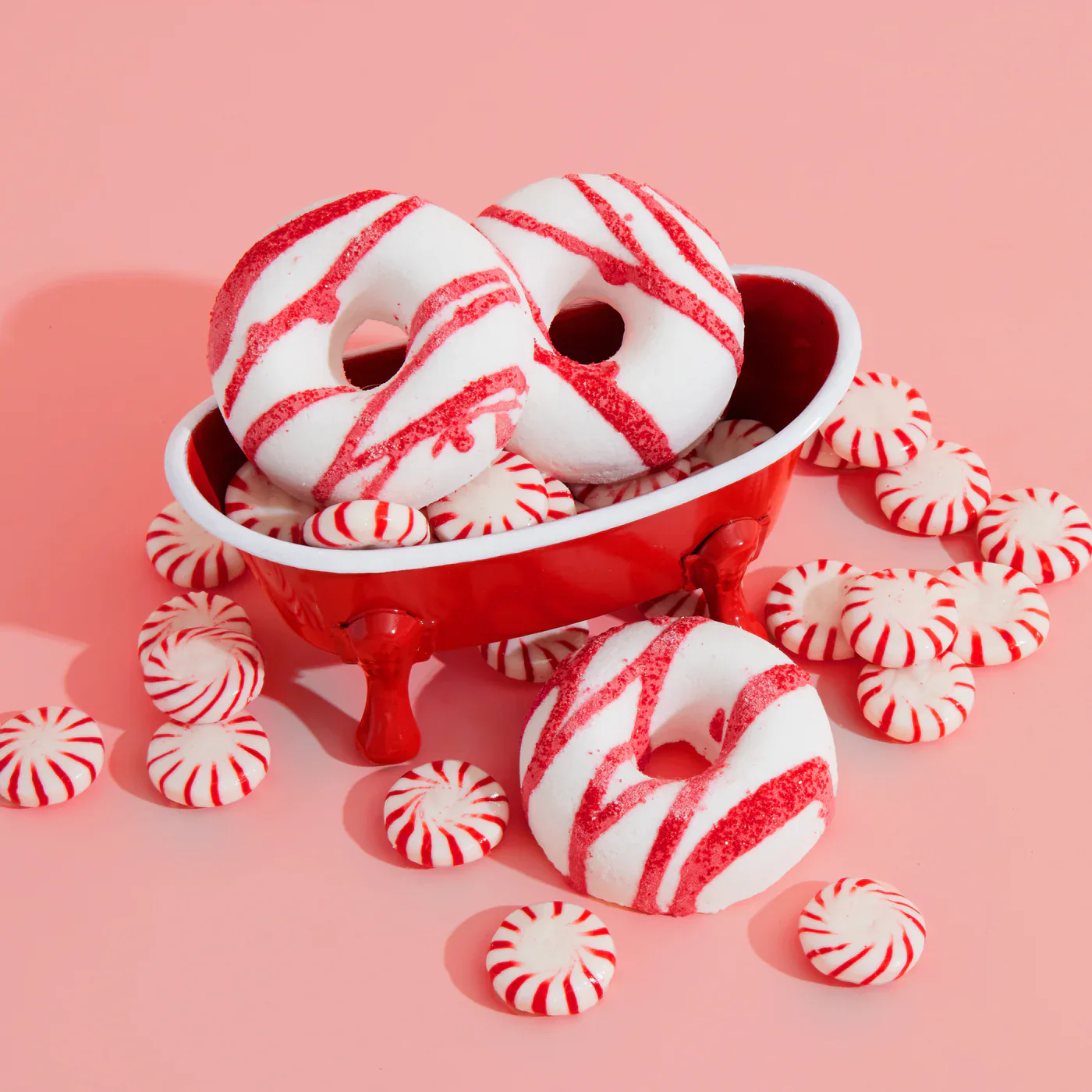 Candy Cane Bath Bomb Trio - Image 2