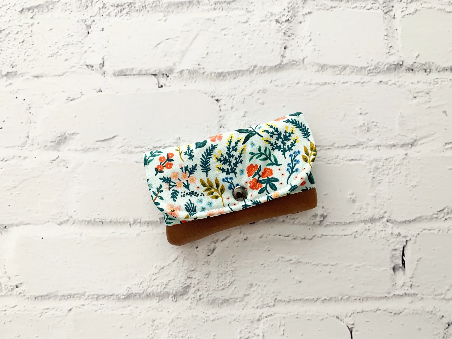 Card Wallet Pouch with Vegan Leather Base - Image 2