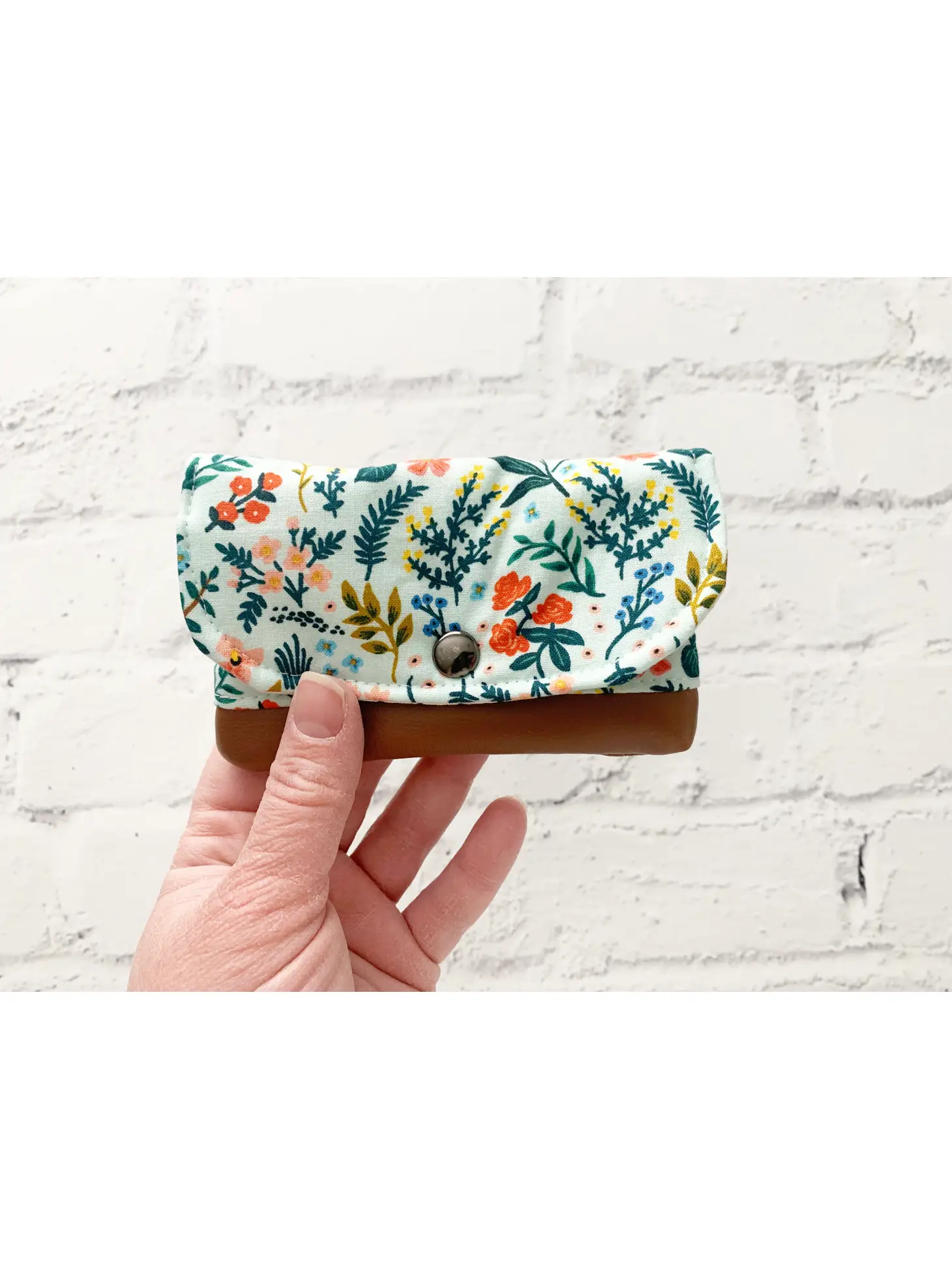 Card Wallet Pouch with Vegan Leather Base - Image 6
