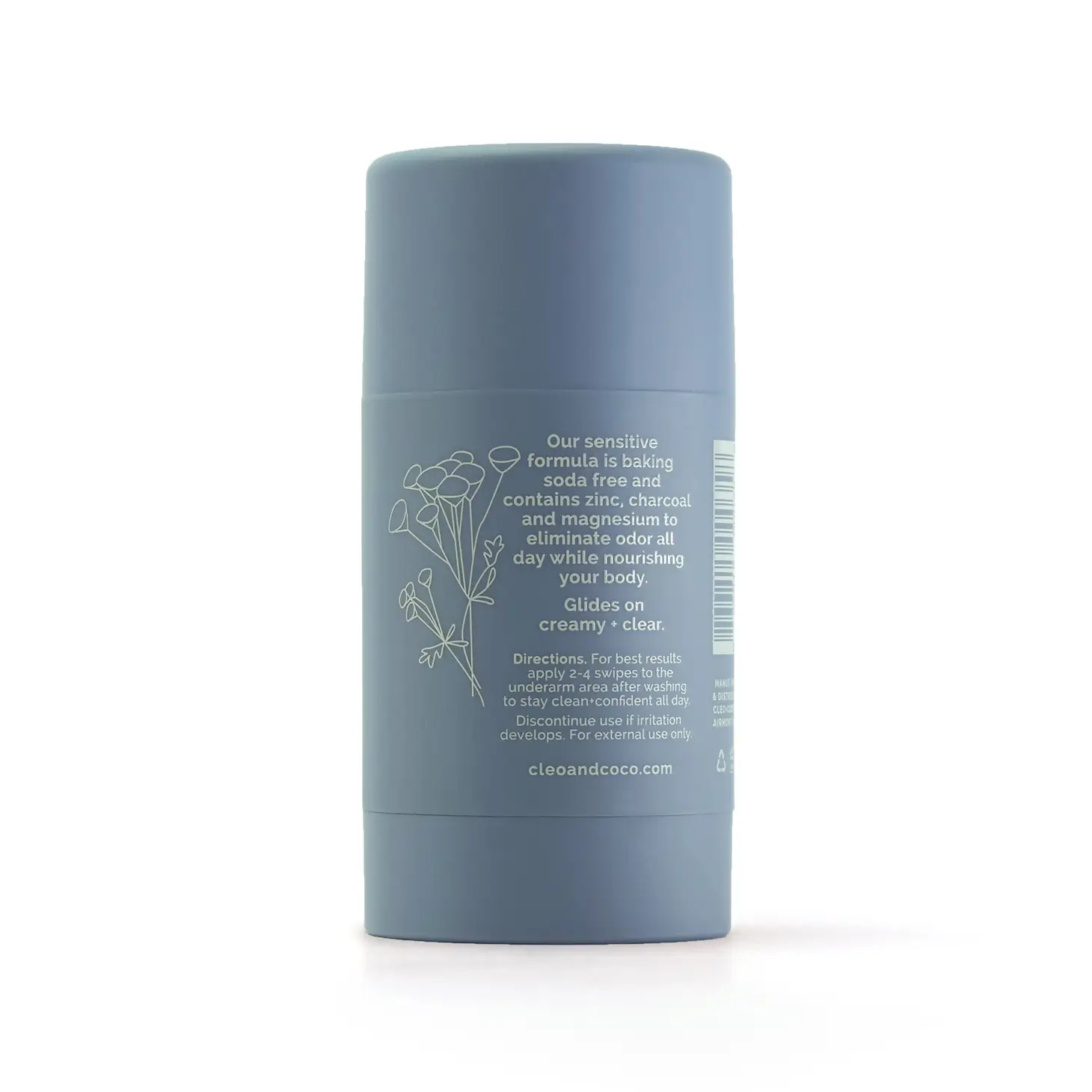 Charcoal Deodorant - True Blue Tansy - Sensitive, Baking Soda-Free - Image 3
