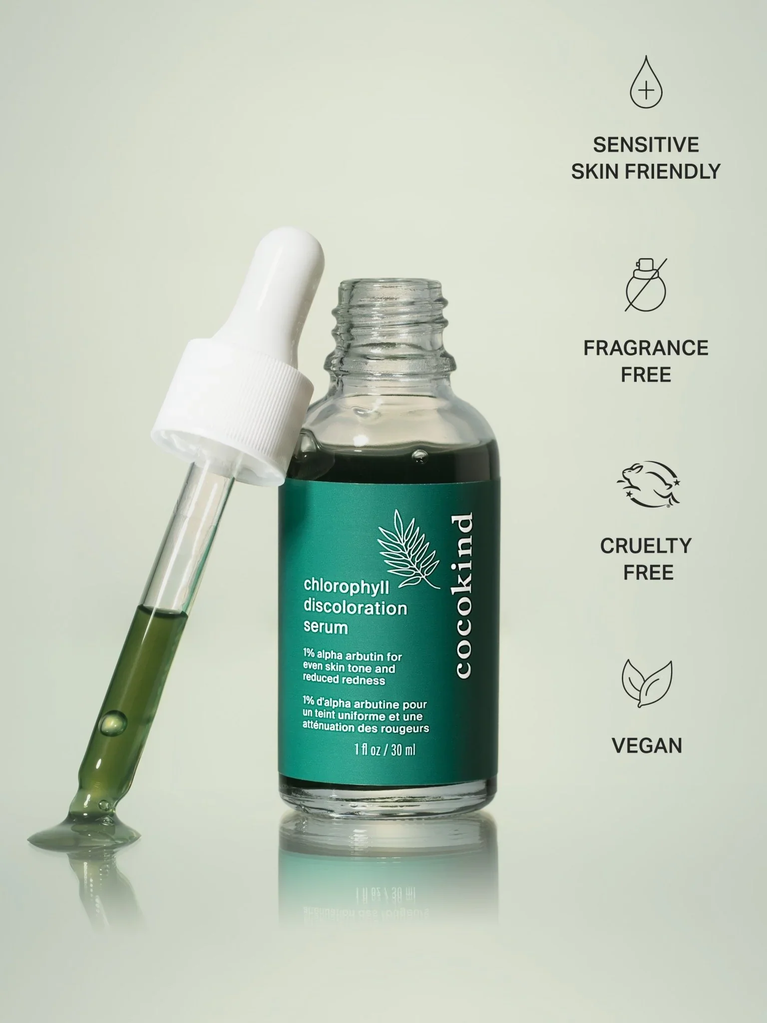 Chlorophyll Discoloration Serum with 1% Alpha Arbutin - Image 7