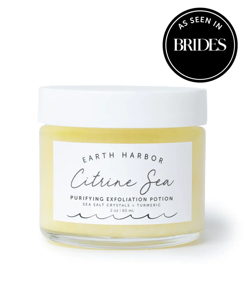 Citrine Sea Purifying Exfoliation Potion with Sea Salt Crystals + Turmeric - Image 3
