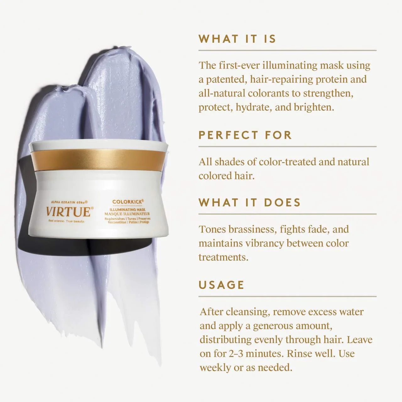 Colorkick Illuminating Mask with 100% Natural Purple Toner - Image 8
