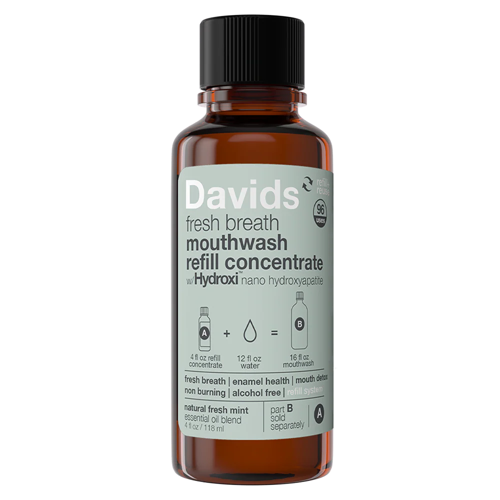 Davids Hydroxi™ Fresh Breath Mouthwash - Natural Fresh Mint - Image 6