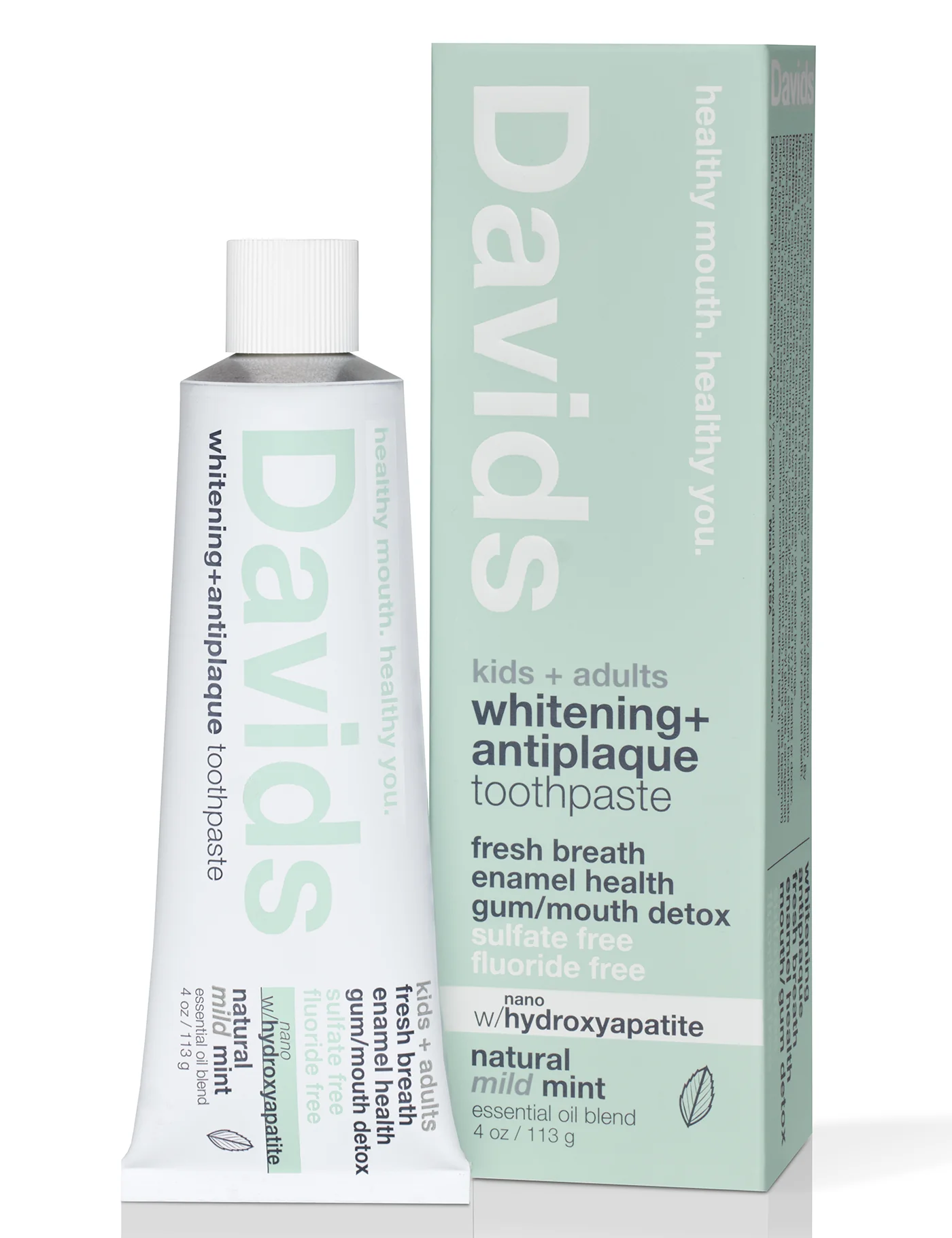 Kids + Adults Nano-Hydroxyapatite Premium Toothpaste  - Mild Mint - Image 4