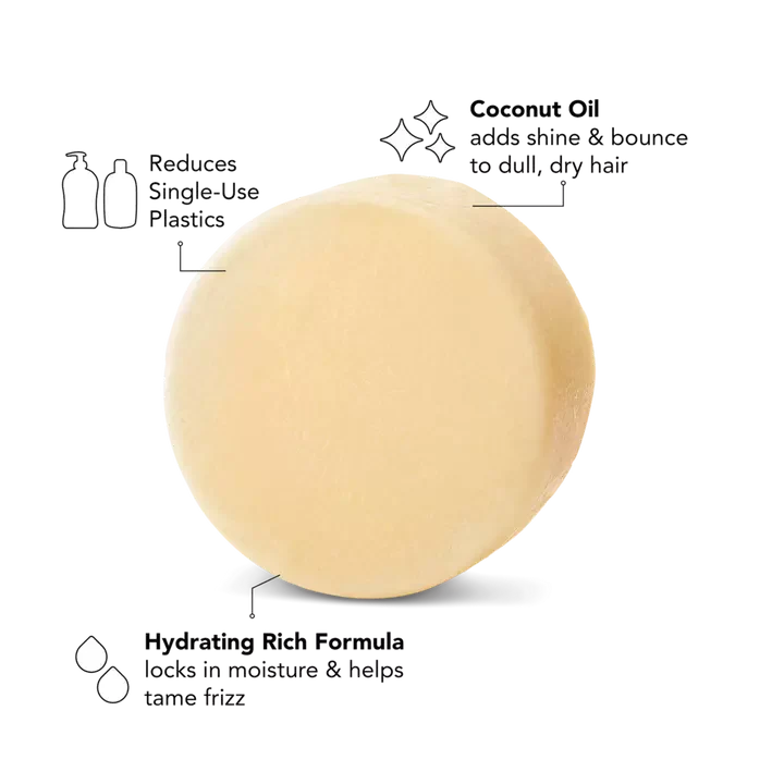 Deep-Moisturizing Coconut Oil Solid Conditioner - Image 3