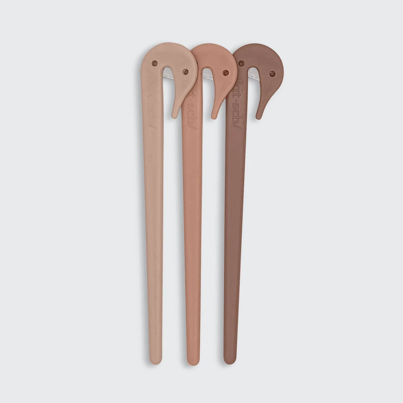 Eco-Friendly Elastic Cutters 3pc Set - Multi-coloured - Image 2