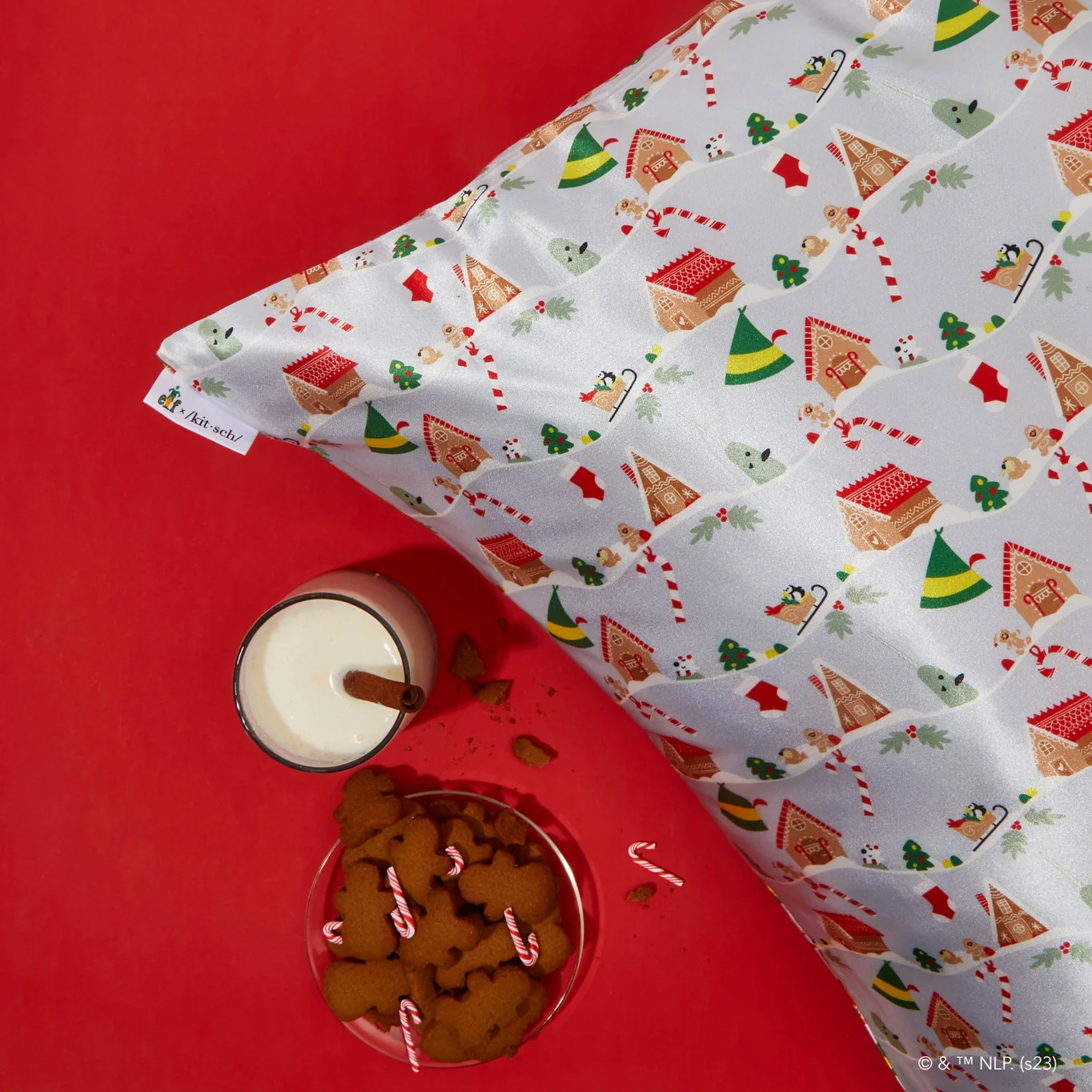 Elf x Kitsch Satin Pillowcase  Standard/Queen Size - Image 4