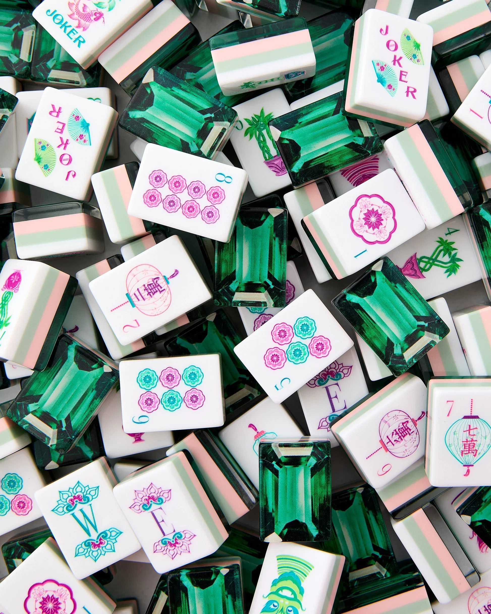 Emerald Mahjong Tiles - Image 2