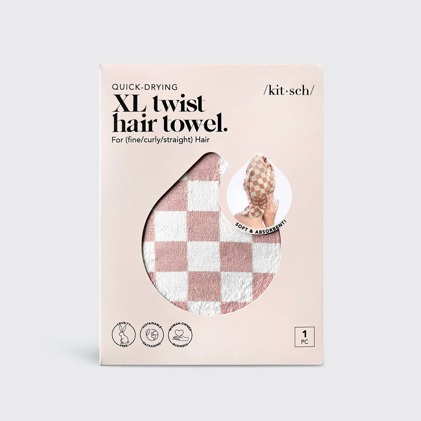 Extra Large Quick-Dry Hair Towel Wrap - Image 4