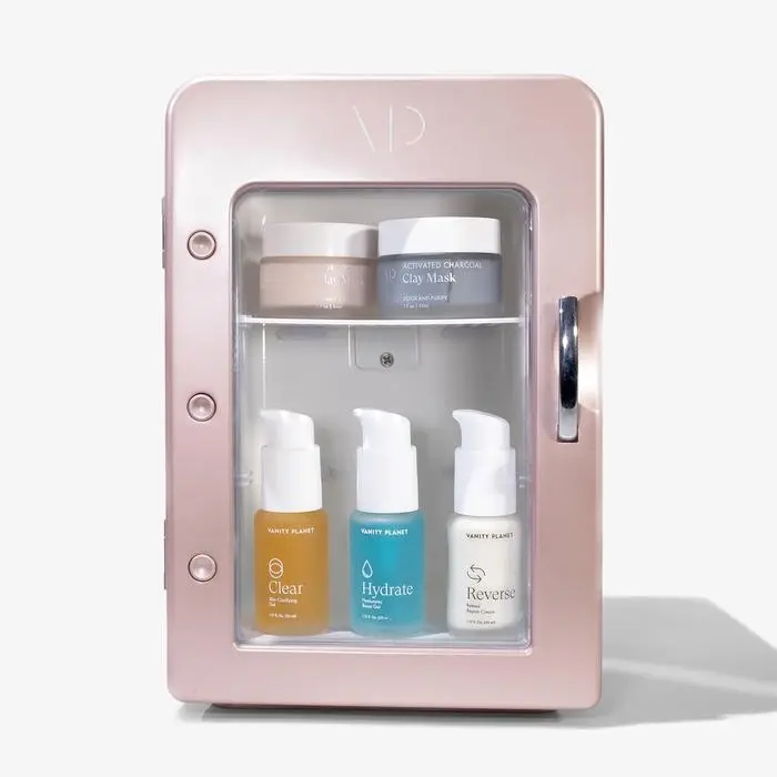 Fria Skincare Refridgerator - Rose Gold - Image 2