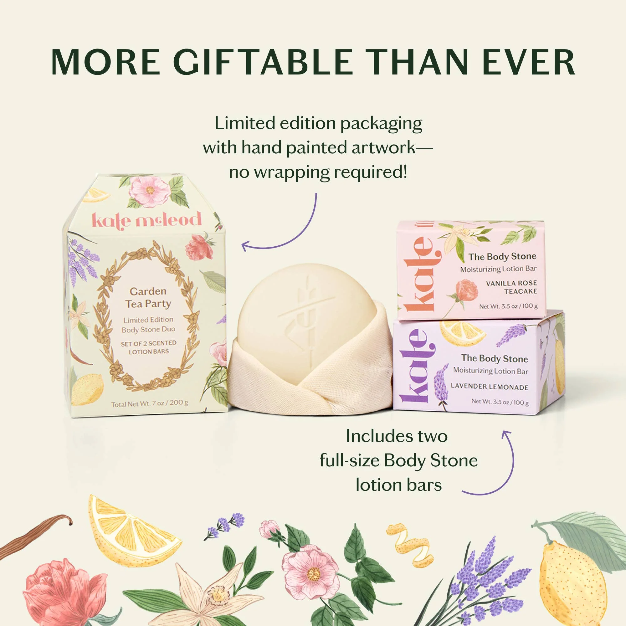 Garden Tea Party Limited Edition Body Stone Duo - Image 7