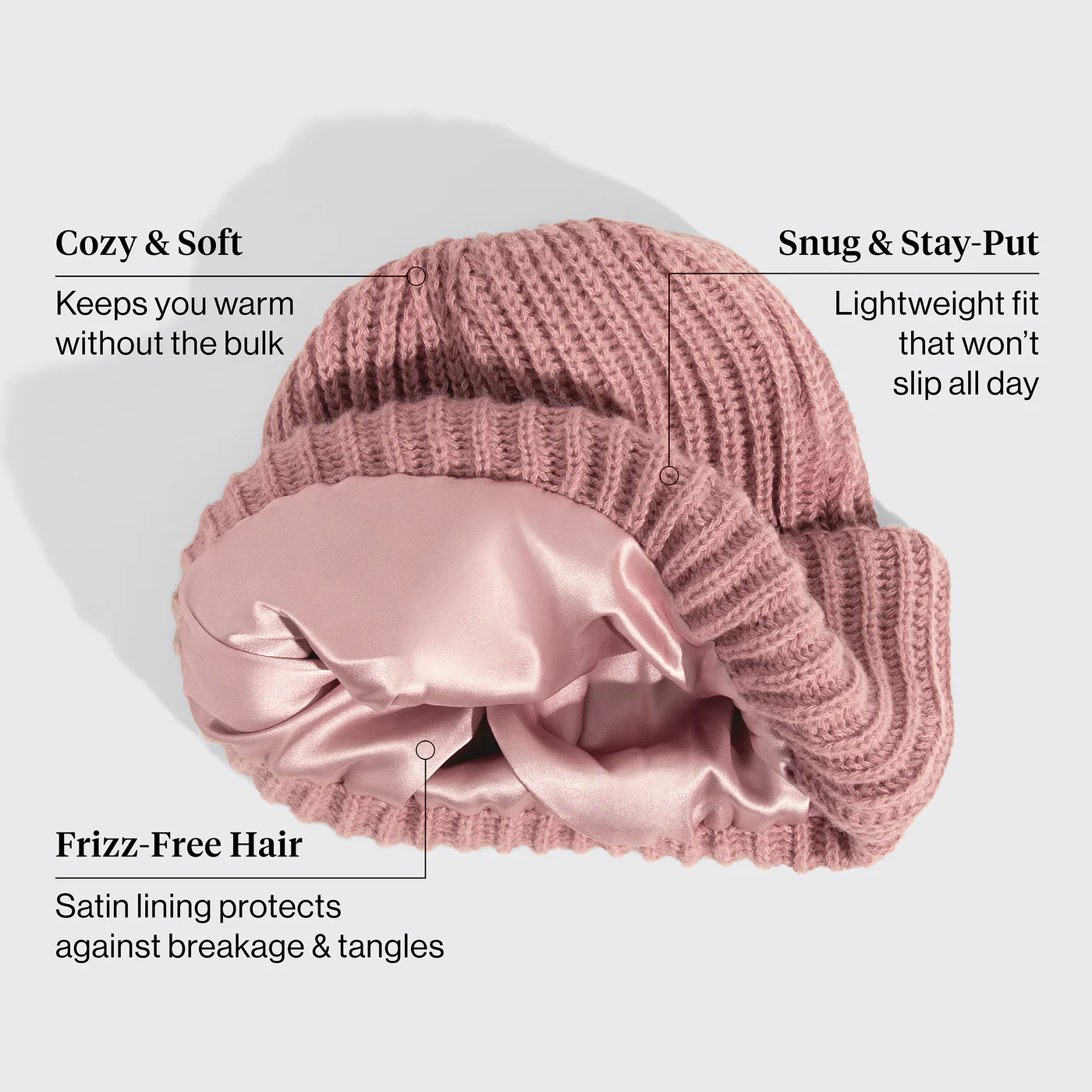Glazey™ Satin-Lined Beanie - Image 3
