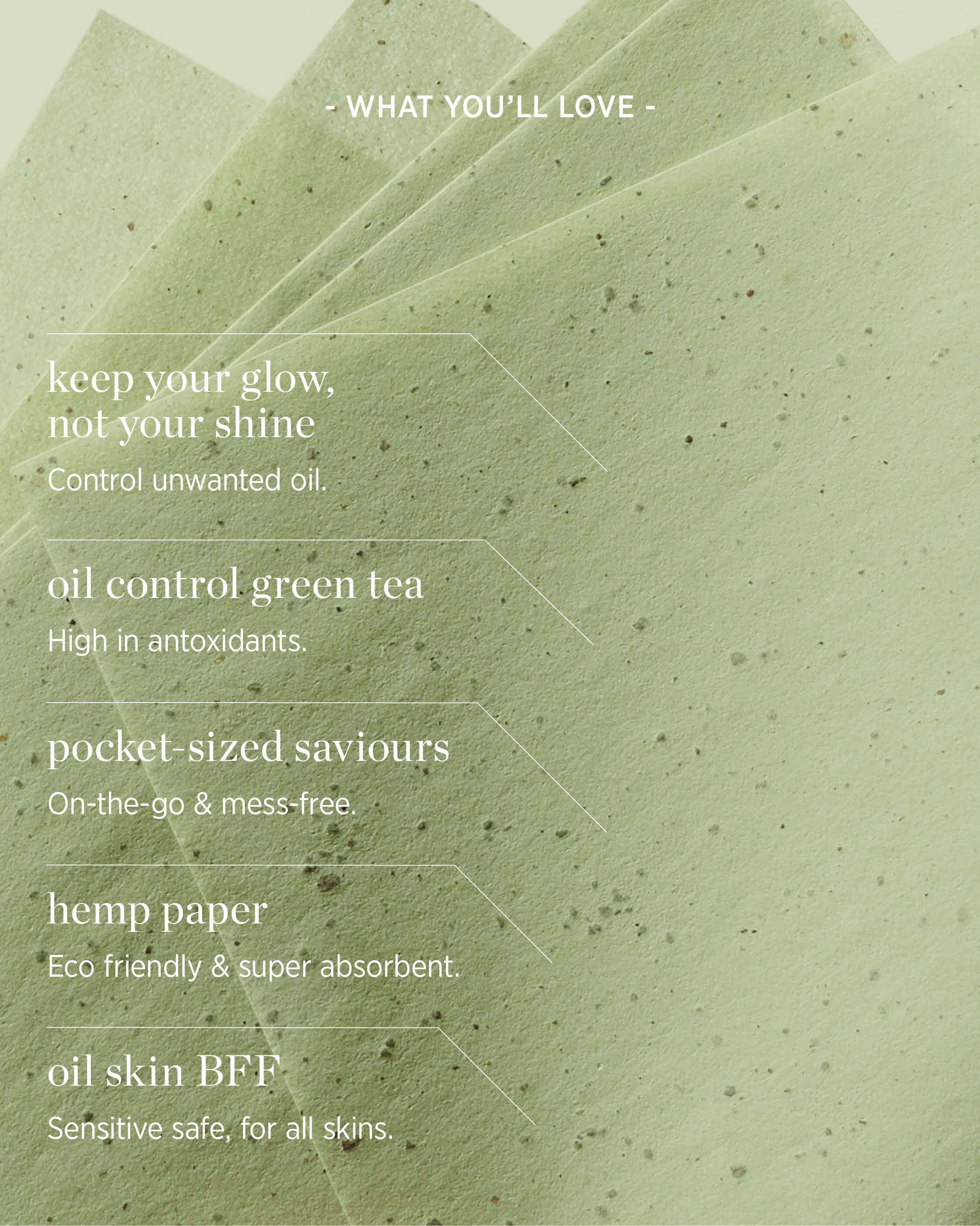 Green Tea Oil Control Paper - Image 9
