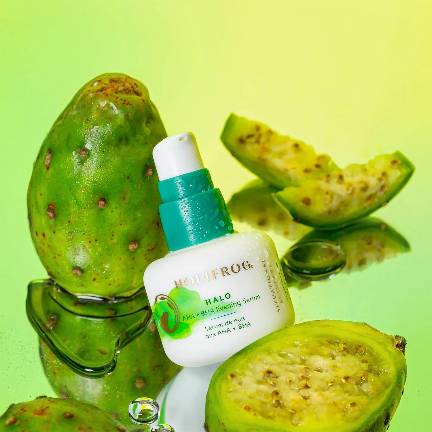Halo AHA + BHA Evening Serum with 11% AHA + BHA Blend - Image 3