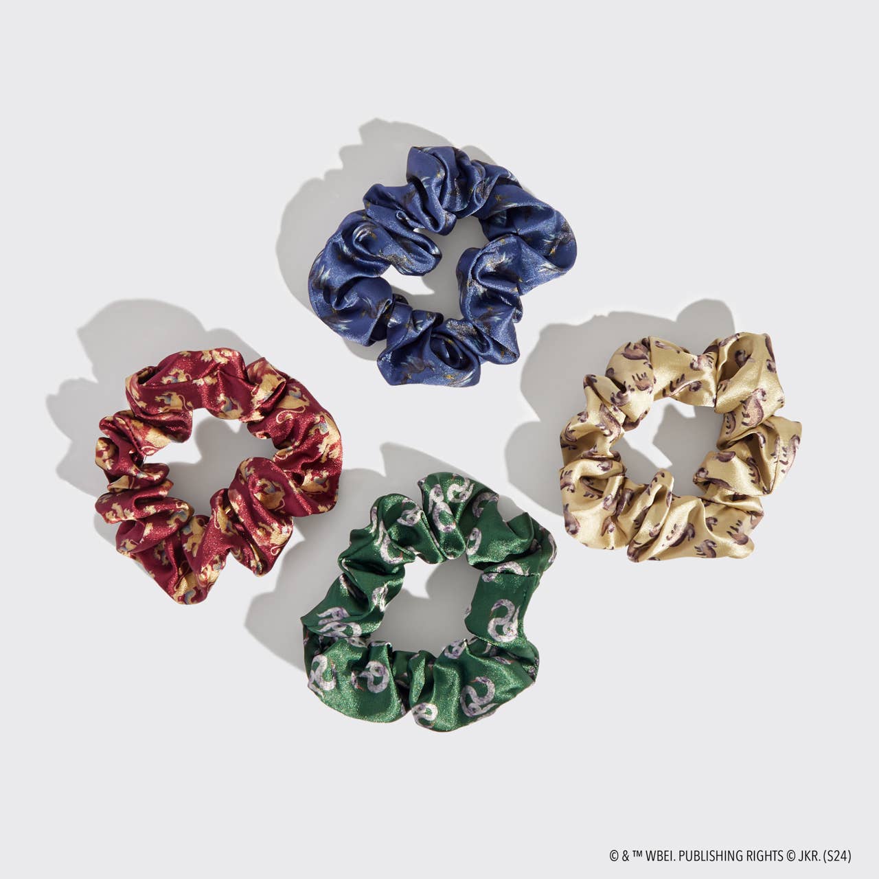 Harry Potter x Kitsch Satin Sleep Scrunchies 4pc Set - Image 2