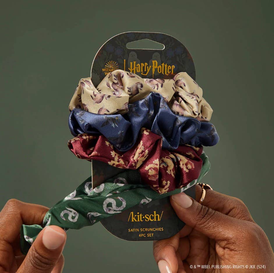 Harry Potter x Kitsch Satin Sleep Scrunchies 4pc Set - Image 5