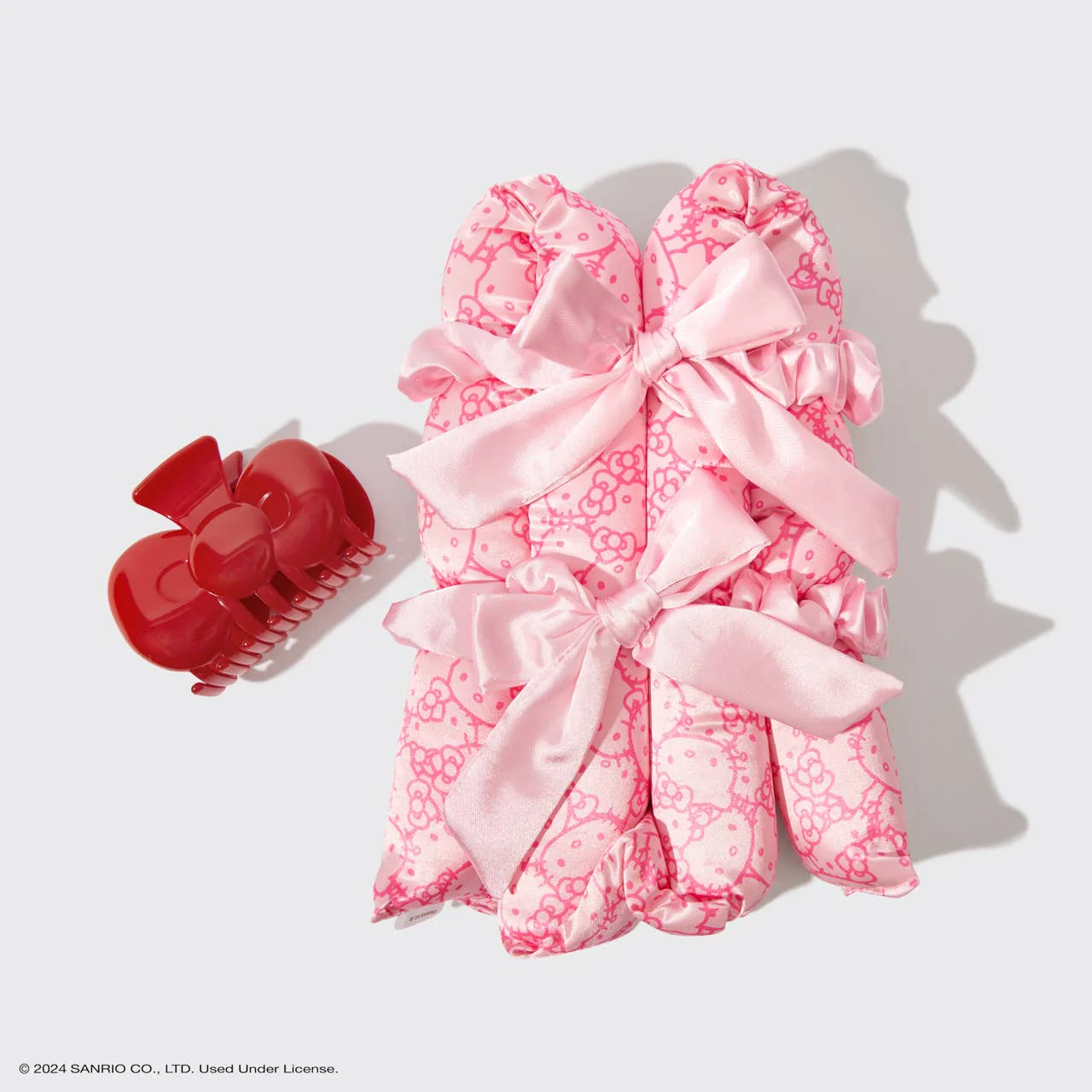 Hello Kitty x Kitsch XL Satin Heatless Styling & Bow 4pc Set - Image 2