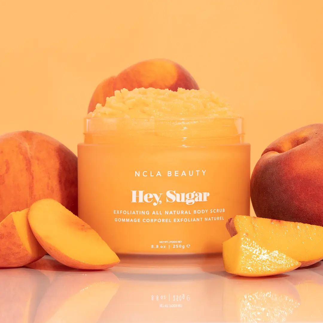 Hey, Sugar Exfoliating Natural Body Scrub - Peach - Image 2