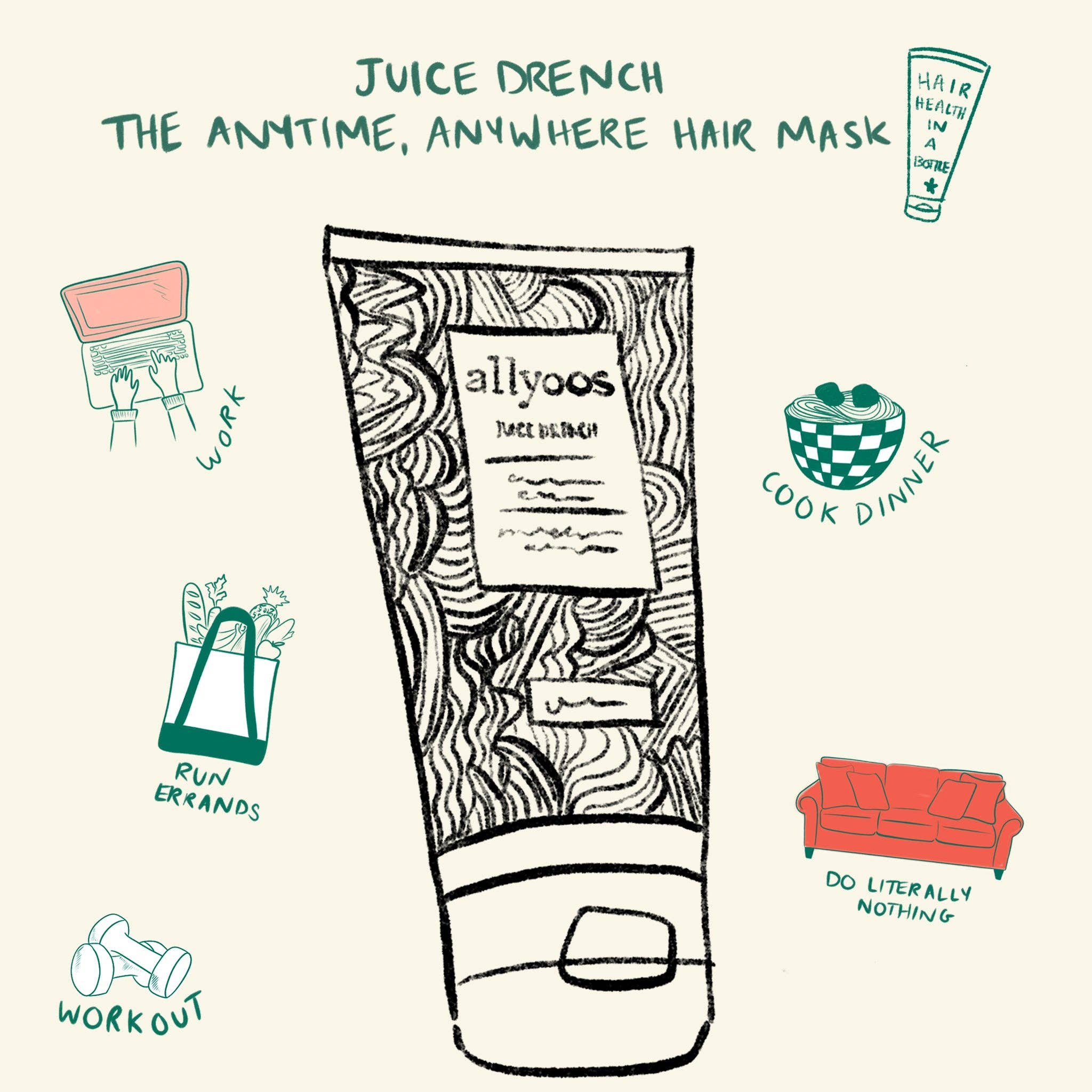 Juice Drench, Hair Mask - Image 6