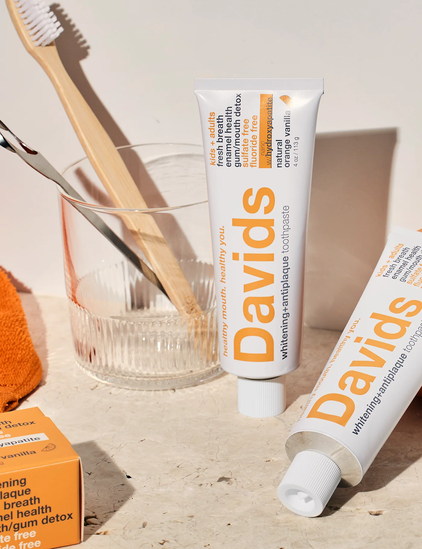 Kids + Adults Nano-Hydroxyapatite Toothpaste  -  Orange Vanilla - Image 3