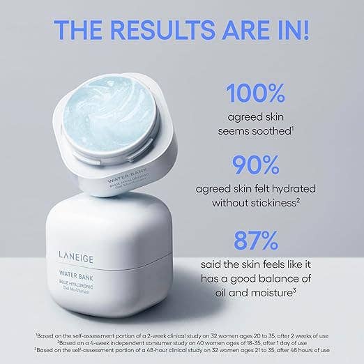 LANEIGE Water Bank Blue Hyaluronic Gel Cream 50ml 1.6 fl. oz. - Image 4