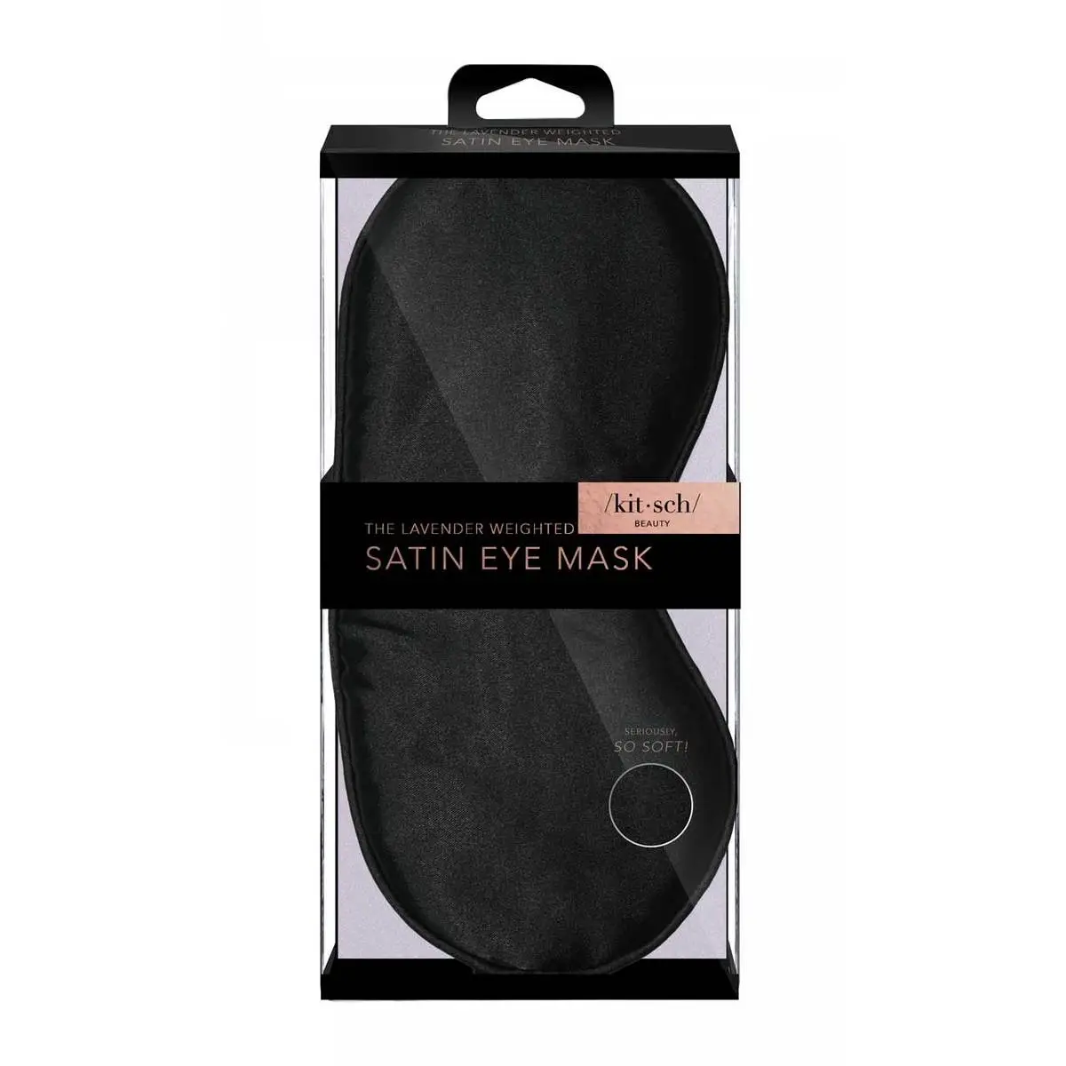 Lavender Weighted Satin Eye Mask - Image 3