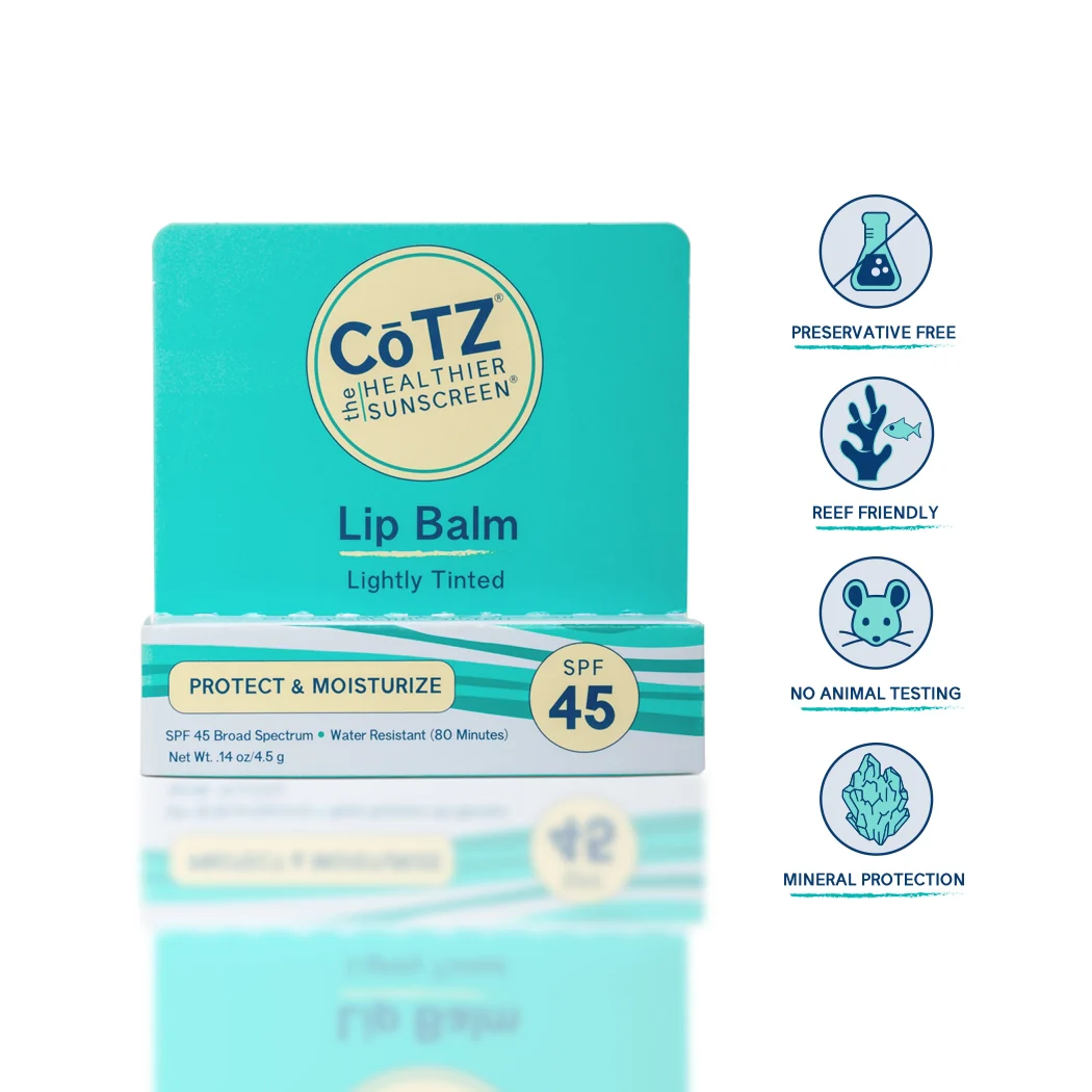 Lightly Tinted Lip Balm with Mineral SPF 45 - Image 3