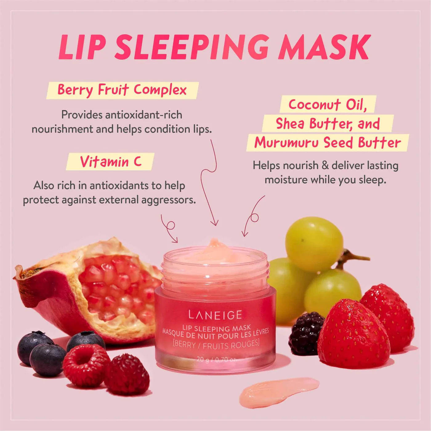 Lip Sleeping Mask Berry - Image 3