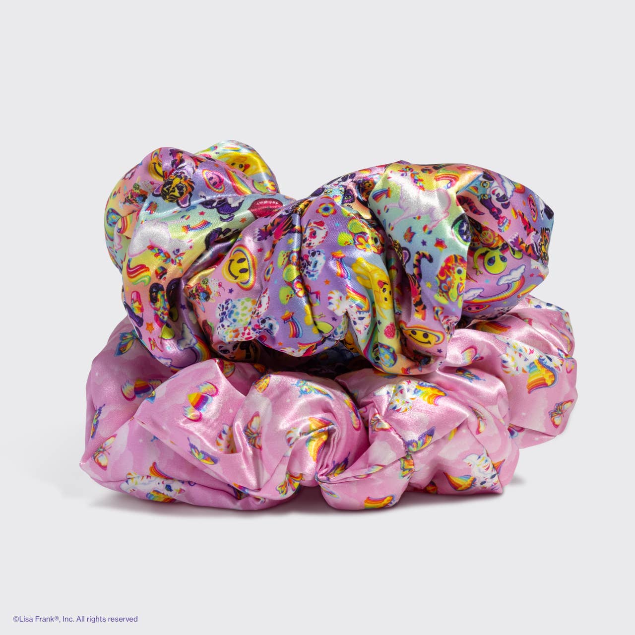 Lisa Frank x Kitsch Pillow Scrunchies® in Satin in The Fantastic World of Lisa Frank - Image 2