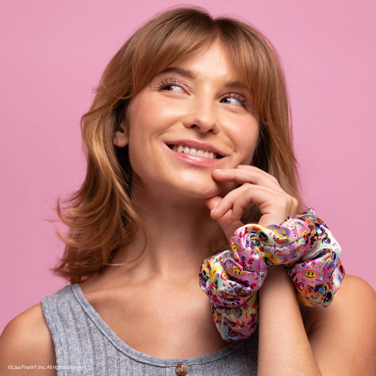 Lisa Frank x Kitsch Pillow Scrunchies® in Satin in The Fantastic World of Lisa Frank - Image 9
