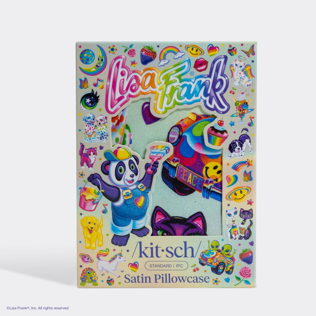 Lisa Frank x Kitsch Standard Satin Pillowcase - Image 11