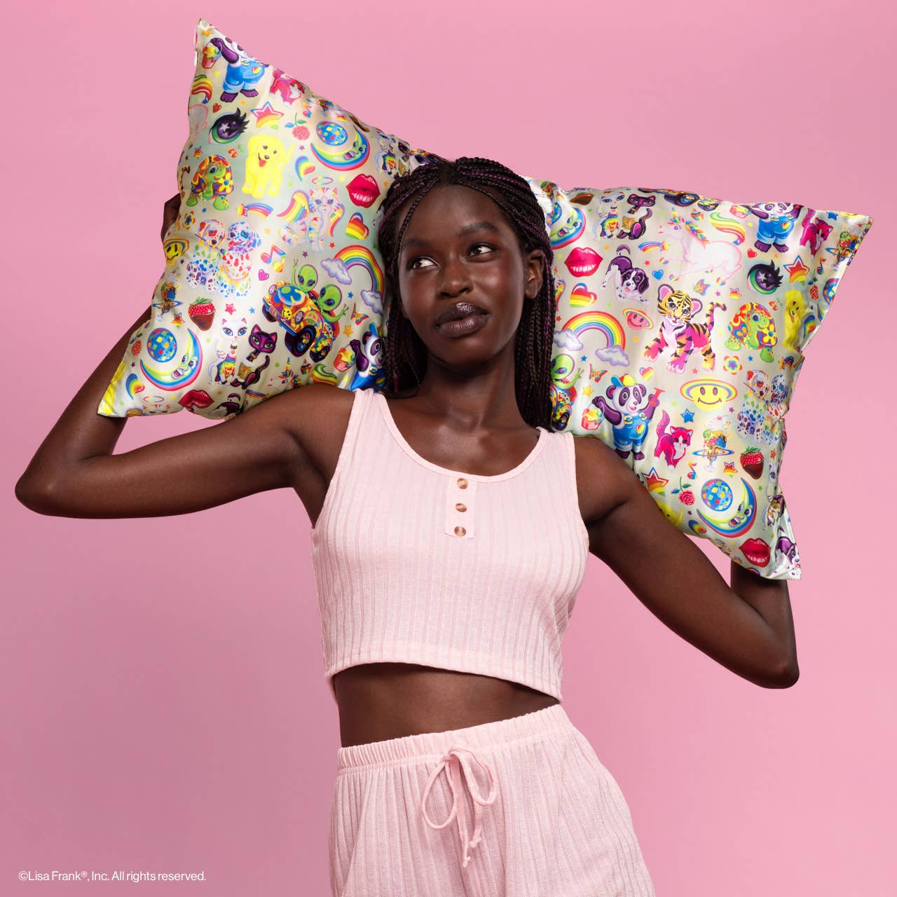 Lisa Frank x Kitsch Standard Satin Pillowcase - Image 9