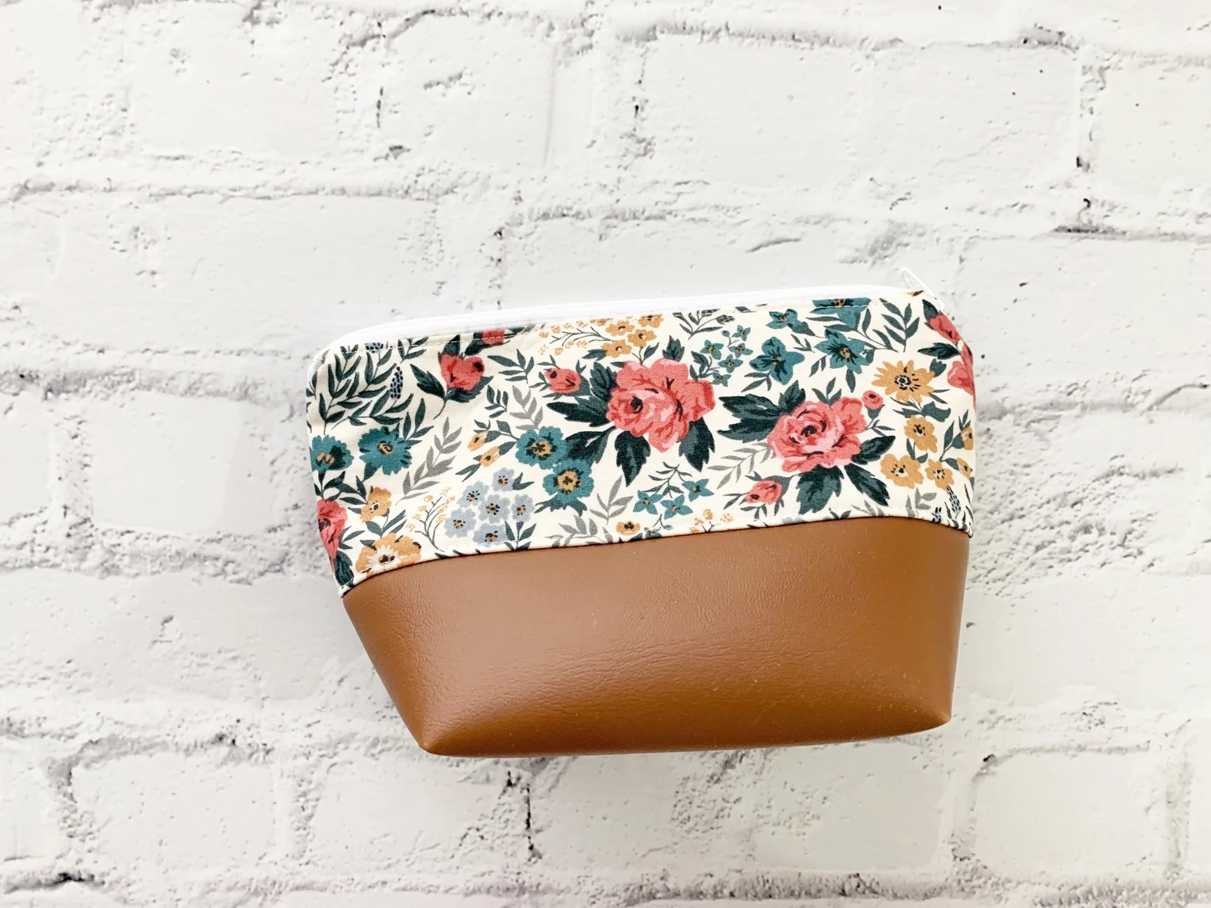 Makeup Bag with Vegan Leather Base - Image 5
