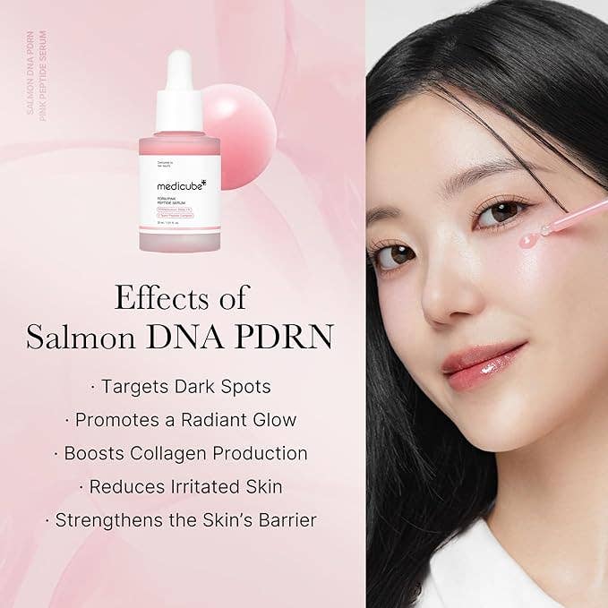 Salmon DNA PDRN Pink Peptide Serum 30ml 1.01 fl.oz. - Image 3