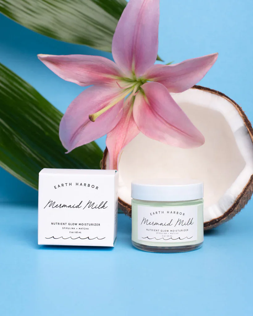 Mermaid Milk Nutrient Glow Moisturizer with Spiraling + Matcha - Image 5