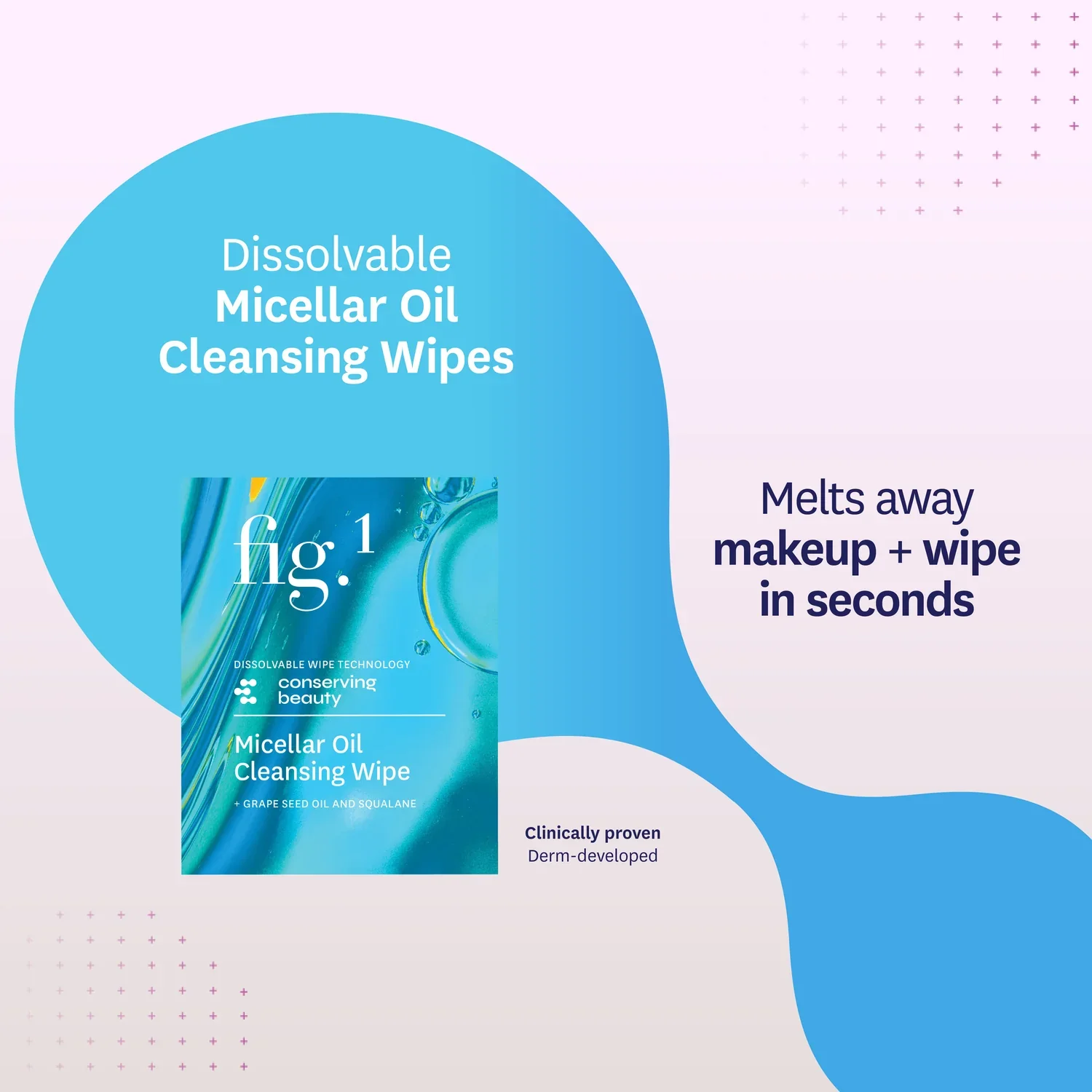 Micellar Oil Cleansing Wipes - 14 Biodegradable Wipes - Image 3