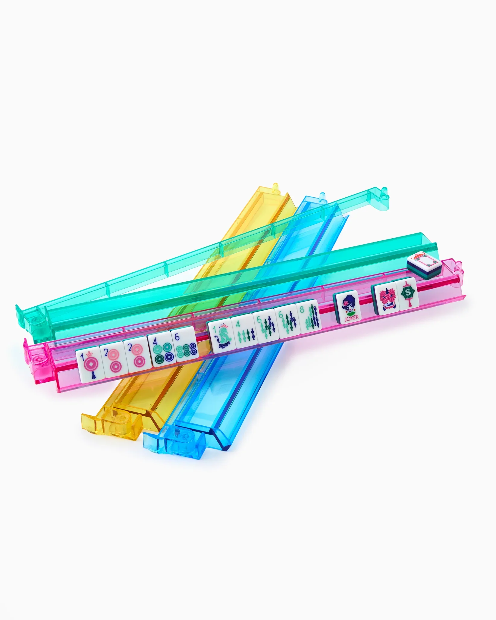 Multicolor Acrylic Rack & Pusher Set - Image 2