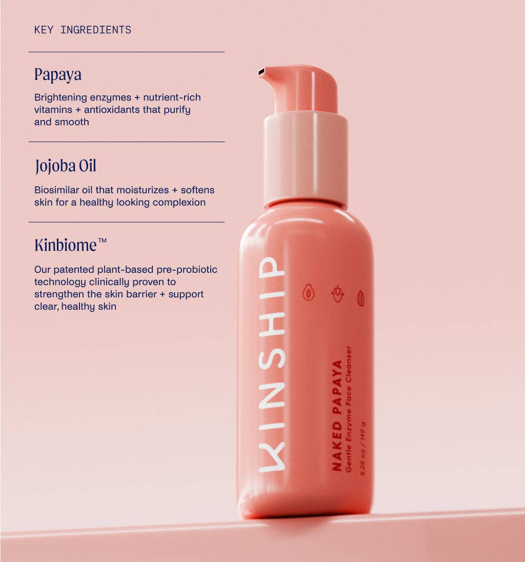 Naked Papaya Gentle Enzyme Milky Cleanser - Image 3