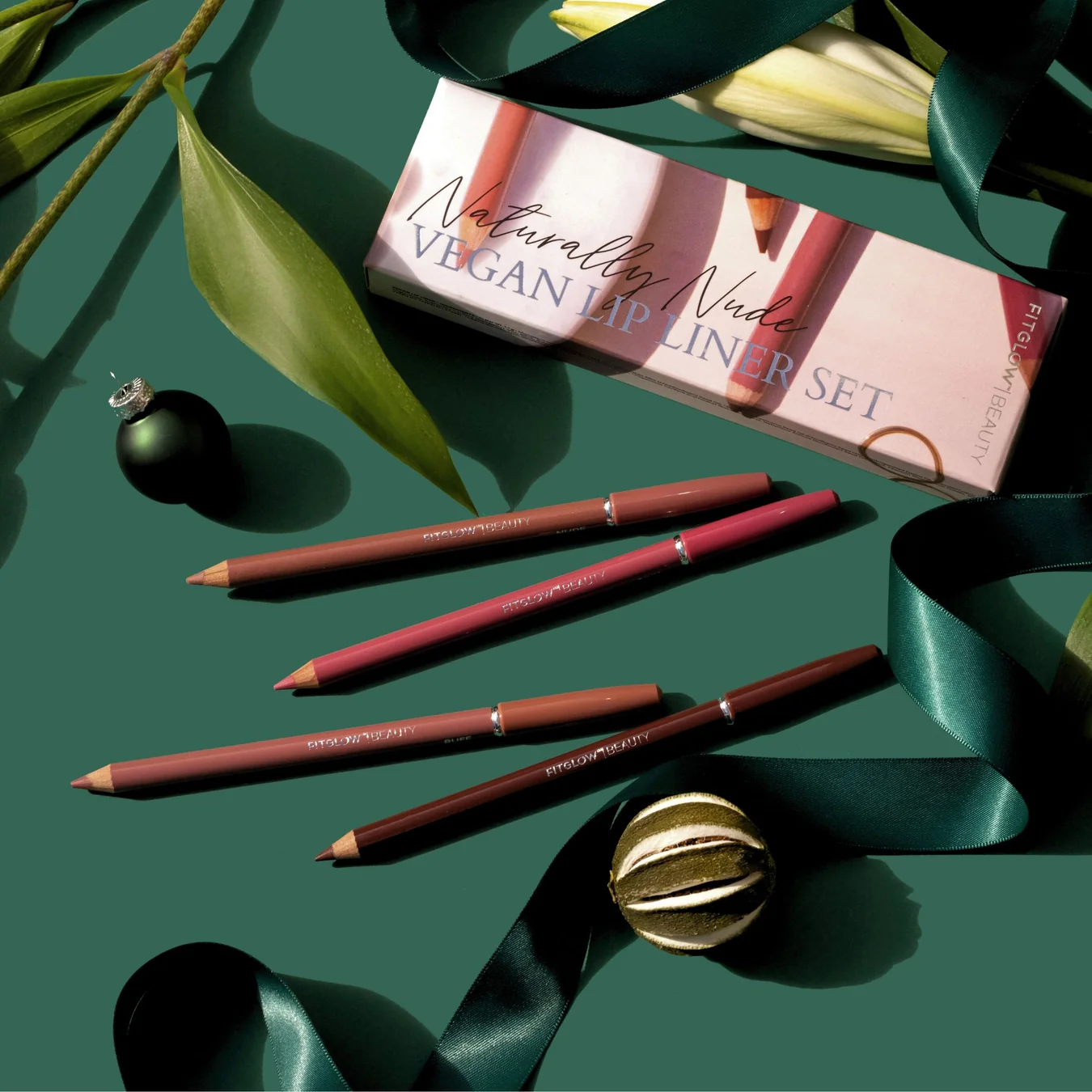 Naturally Nude Vegan Lip Liner Set - Image 2