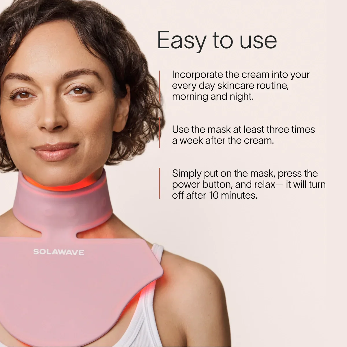 Neck & Chest LED Mask w/ LightBoost Cream Kit - Image 11