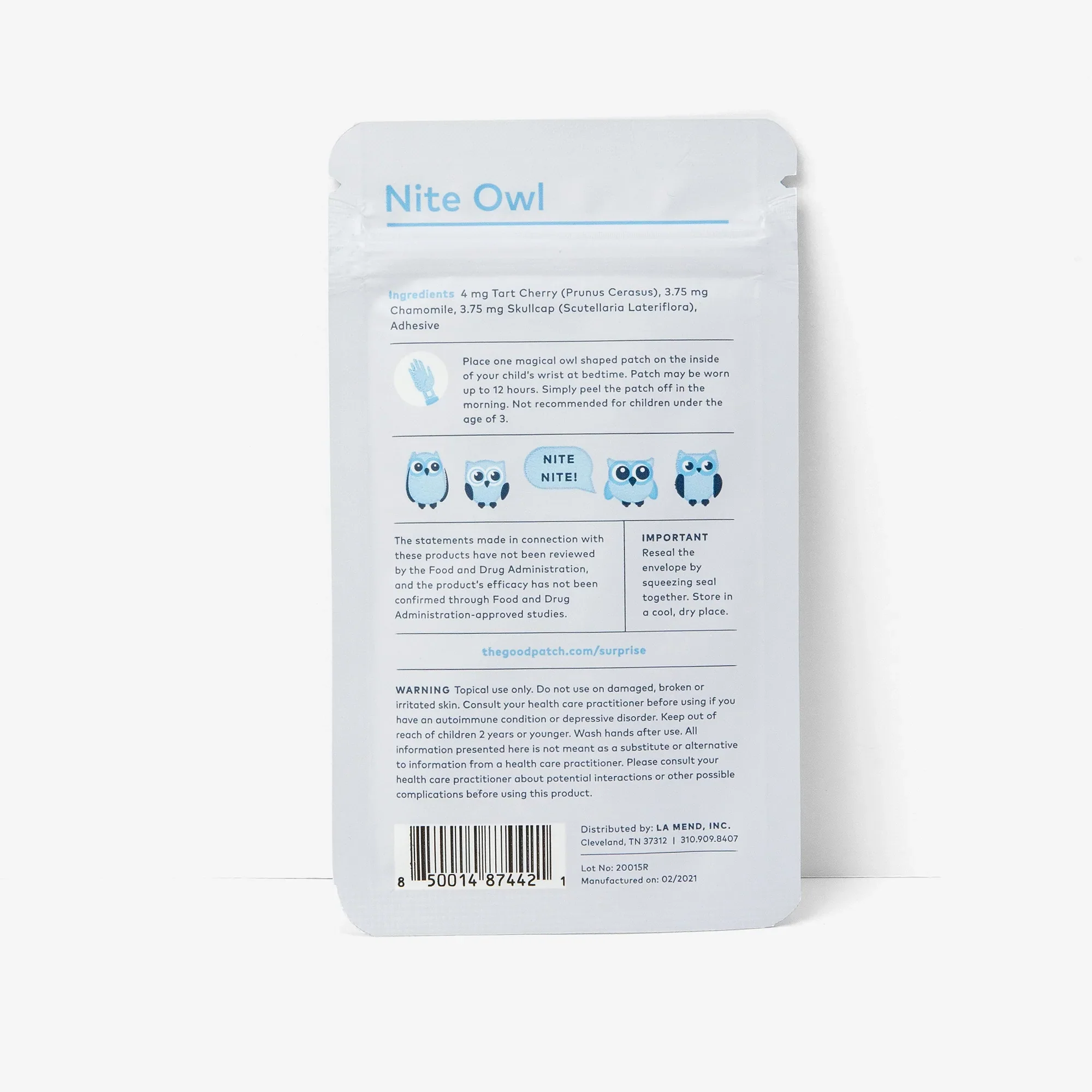 Night Owl Patch for Kids - Image 4